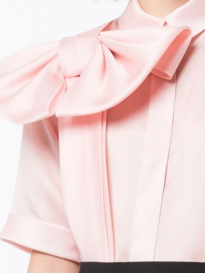 Shop Dice Kayek Bow Embellished Blouse - Pink