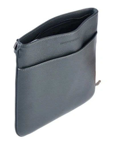 Shop Emporio Armani Cross-body Bags In Lead