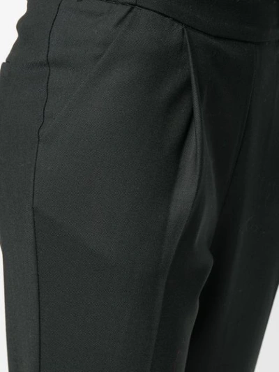 Shop Phisique Du Role Cropped Slim Trousers In Black