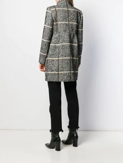 Shop Liu •jo Fur Collar Coat In Black