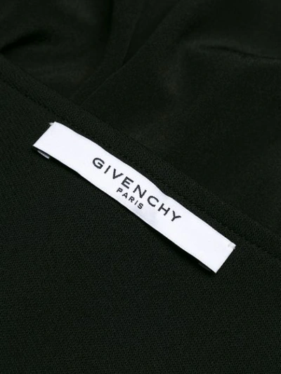 Shop Givenchy Front Zipped Skirt In 001 Black