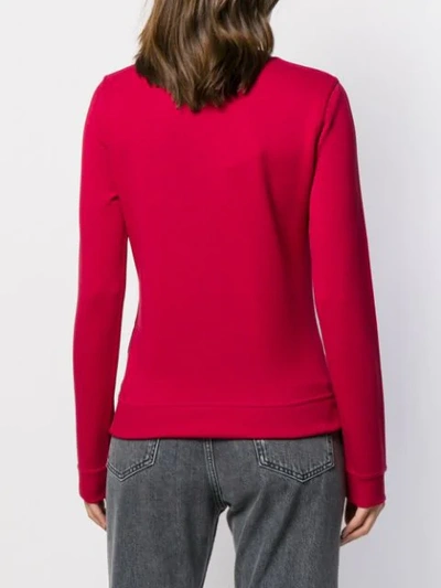 Shop Kenzo Logo Jumper In Red