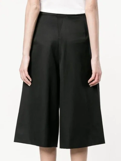 Shop Chloé Sailor Cropped Trousers In Blue