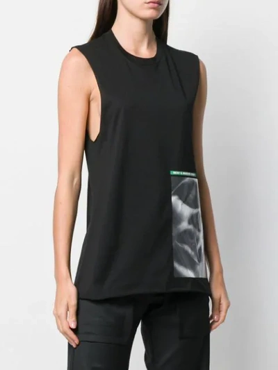 Shop Dsquared2 Graphic Print Tank Top In Black