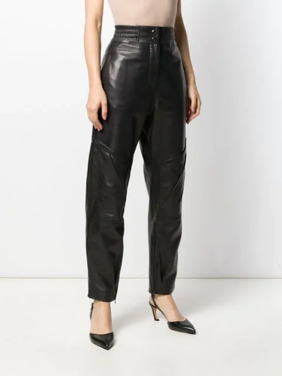 ACNE STUDIOS CARROT-SHAPED TROUSERS - 黑色