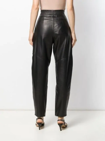 ACNE STUDIOS CARROT-SHAPED TROUSERS - 黑色