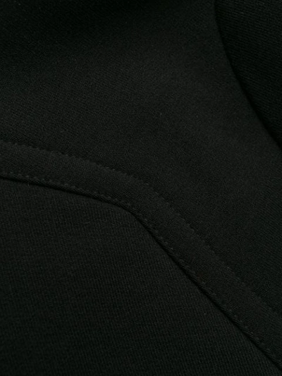 Shop Fendi Embroidered Logo Sweatshirt In Black