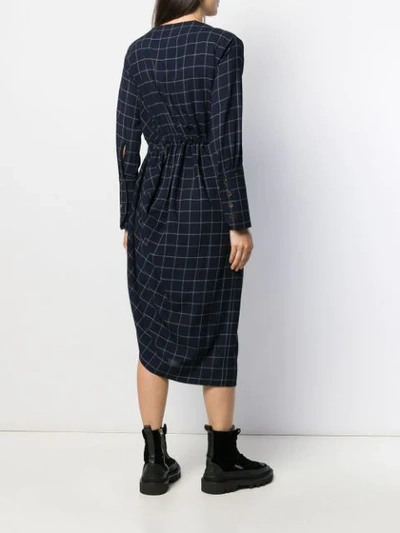 Shop Vivienne Westwood New Farrita Dress In K201 Navy