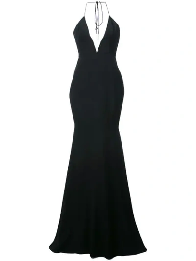 ALEX PERRY RAE GOWN - 黑色