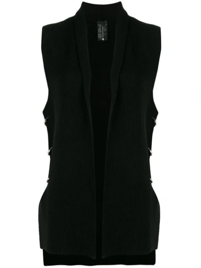 Shop Pierantoniogaspari Embellished Sleeveless Vest - Black