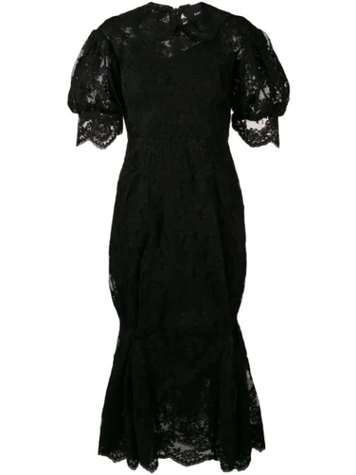 Shop Simone Rocha Tulip Dress - Black