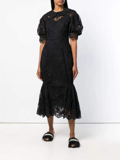 Shop Simone Rocha Tulip Dress - Black