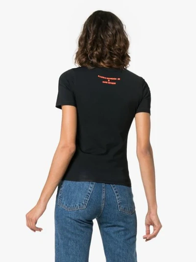 Shop Adam Selman Graphic T Shirt In Black