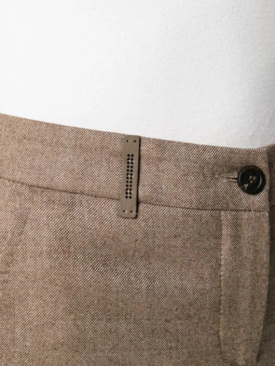 Shop Peserico Schmale Chino In Brown