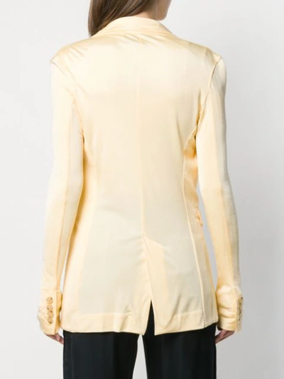 Shop Acne Studios Janine Blazer In Yellow