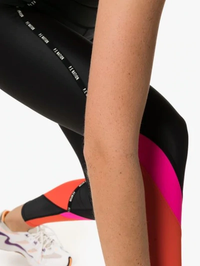 Shop P.e Nation En Garde Performance Leggings In Black