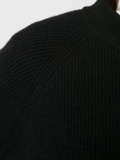 Shop Petar Petrov Crew-neck Knit Sweater In Black
