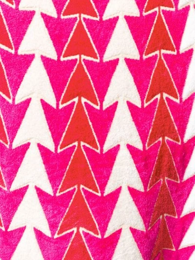 Shop Antonino Valenti Arrow Pattern Dress In Pink