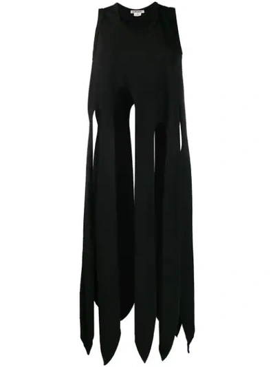 Shop Comme Des Garçons Long Vest Top In Black