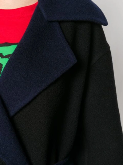 Shop N°21 Oversized Collar Coat In Blue