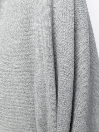 Shop Agnona Asymmetric Cardigan - Grey