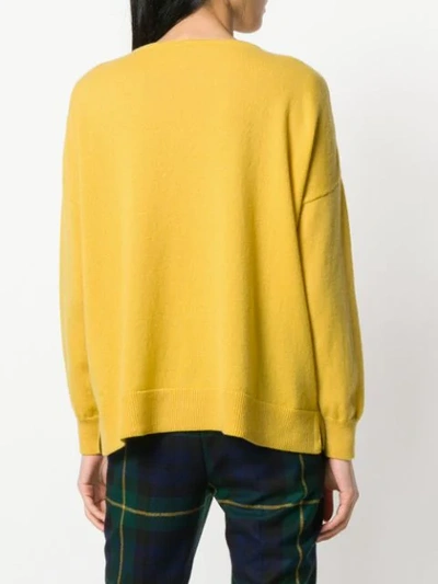 Shop Incentive! Cashmere Soft Round Neck Jumper - Yellow