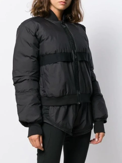 Shop Adidas By Stella Mccartney Padded Bomber Jacket In Black