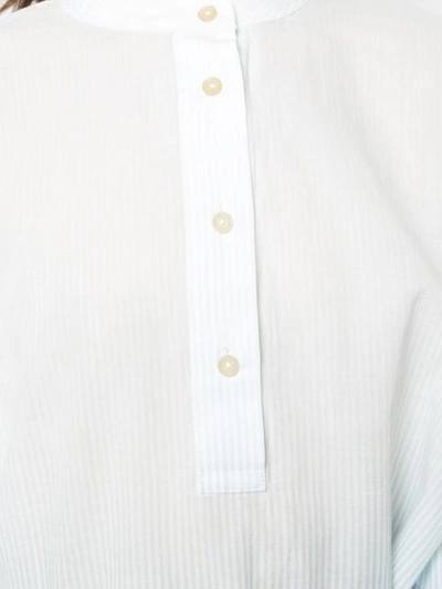 Shop Elizabeth And James Gradient Button Down Collar Shirt In White
