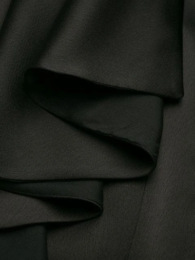Shop John Richmond Embellished Shoulder Pad Dress In Black
