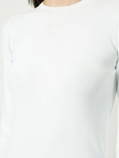 Shop Irene Long-sleeve Fitted Top - White