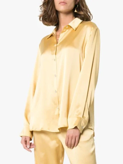 Shop Asceno Pyjama In Yellow