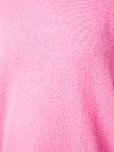 ASPESI V NECK JUMPER - 粉色