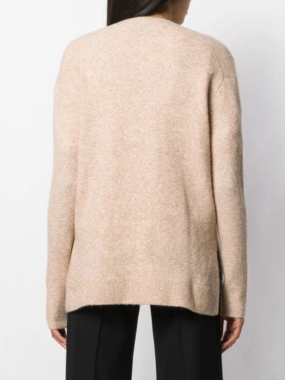 Shop 3.1 Phillip Lim / フィリップ リム Faux Pearl Button Cardigan In Neutrals