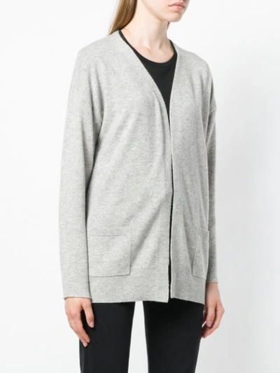 Shop Allude Knitted Cardigan - Grey