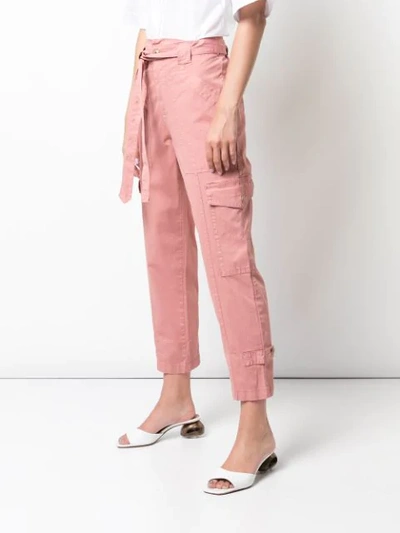 Shop Alex Mill Washed Expedition Trousers In Pink