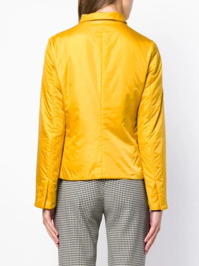 Shop Aspesi Padded Jacket In Yellow