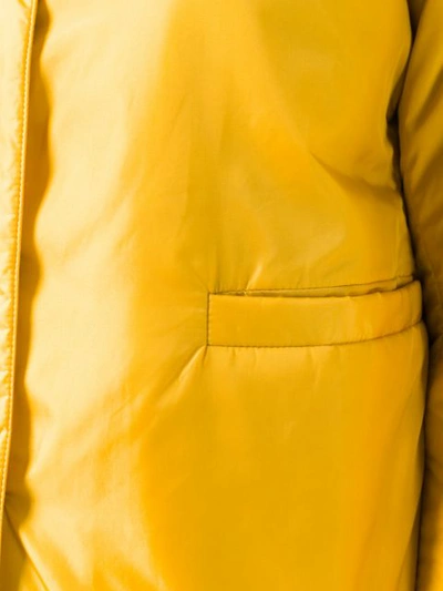 Shop Aspesi Padded Jacket In Yellow