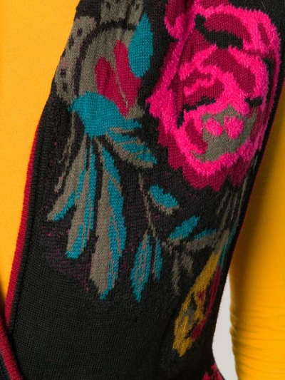 Shop Etro Jacquard-weste Mit Blumen In 0001