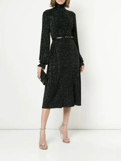 Shop Anouki Sparkly Midi Dress - Black