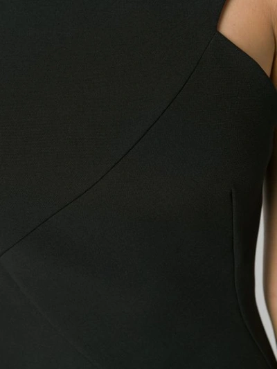 Shop Versace Collection Front Slit Dress - Black