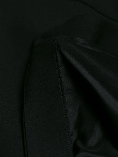 Shop Versace Collection Front Slit Dress - Black