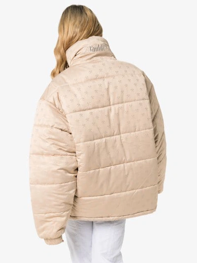 Shop Gmbh Coa Oversized Puffer Jacket In Neutrals