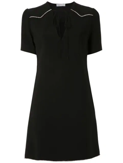 Shop Nk Safira Crepe Dress In Black