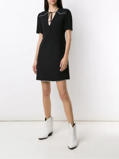 Shop Nk Safira Crepe Dress In Black