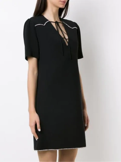 Shop Nk Safira Crepe Dress In Black