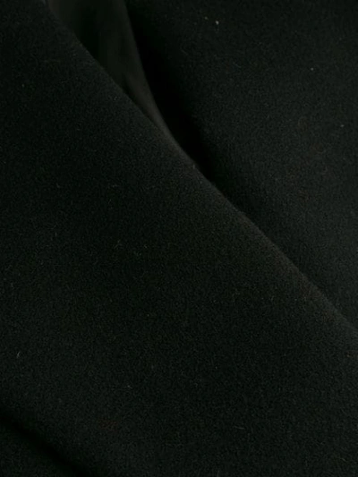 Shop Tagliatore Double Breasted Midi Coat In Black