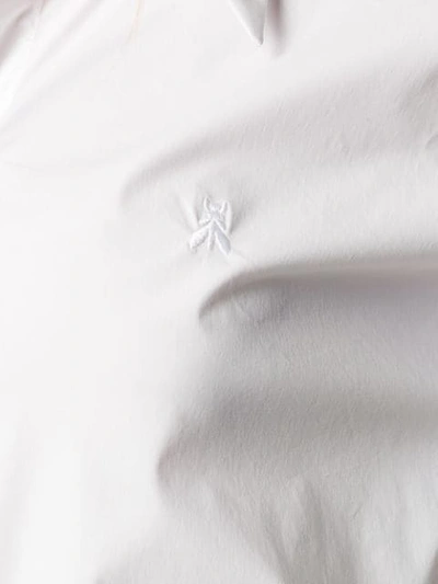 Shop Patrizia Pepe Pointed Collar Shirt In White