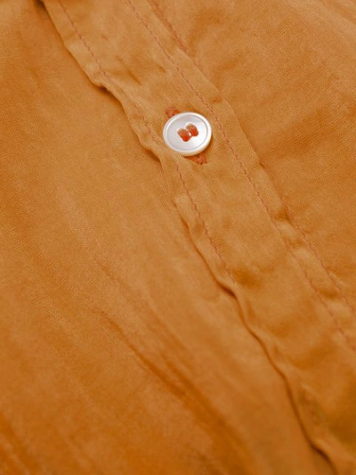 Shop Forte Forte Crease Effect Shirt In Orange