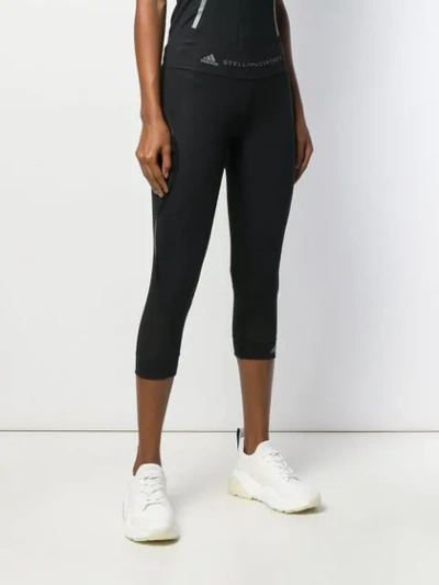 Shop Adidas By Stella Mccartney Performance Essentials 3/4 Leggings In Black