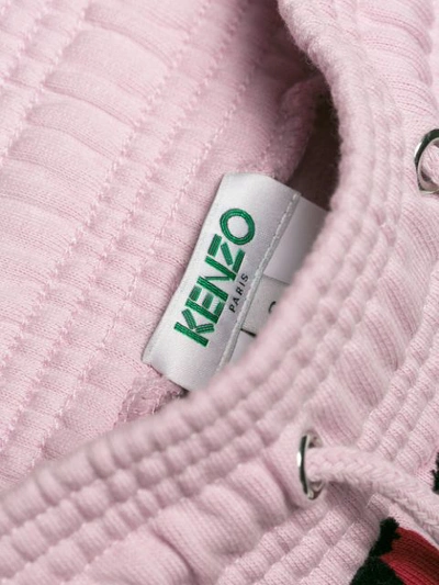 KENZO 豹纹全棉运动半身裙 - 粉色